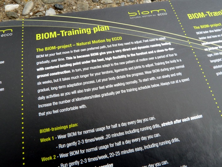 Biom Training Plan